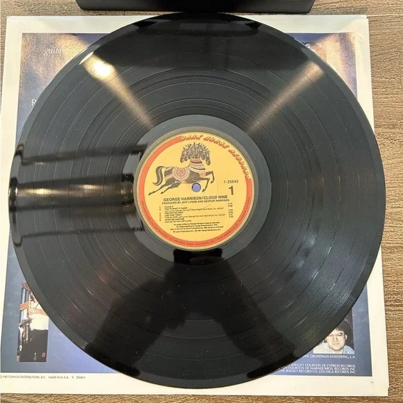 George Harrison Cloud Nine 1987 LP W/Original Inner, Got My Mind Set On You - Picture 11 of 12